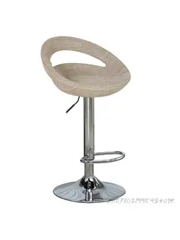 Современный минималистичный барный стол, Барный стул, Вращающийся стул, Домашний стул с подъемной спинкой, Ротанговый стул кассира на стойке регистрации, Высокий табурет