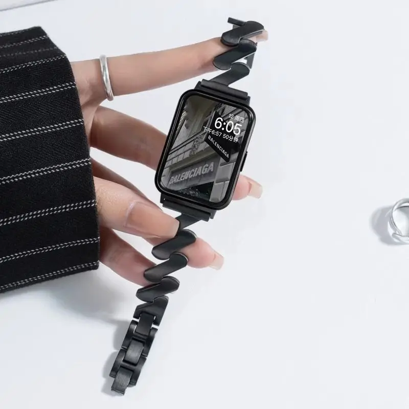 Металлический ремешок для Huawei Watch Fit2 браслет Correa Ремешок для часов Huawei Watch Fit sport Ремешок женский браслет - 4