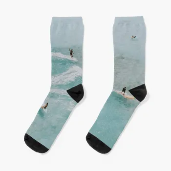 носки lets surf lix Run funny socks мужские и женские компрессионные носки