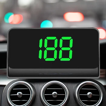 Автомобильный Цифровой GPS Speedo LED Дисплей GPS Speed Detector С Большим Шрифтом Smart Head Up Display Проектор Скорости Лобового Стекла для Автомобиля Auto