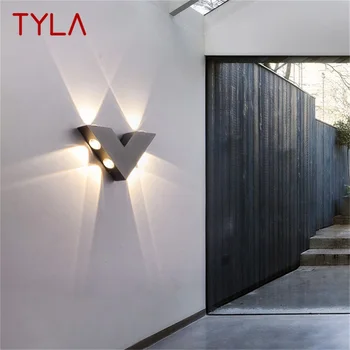 Настенное бра TYLA V-образный Наружный Креативный Светильник Водонепроницаемый Внутренний Дворик Современный светодиодный светильник для дома