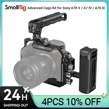 Полноразмерная зеркальная камера SmallRig для Sony A7 IV a7m4 Camera Cage Rig для Sony Alpha 7 IV/A7S III/A1/A7R IV с несколькими вариантами монтажа