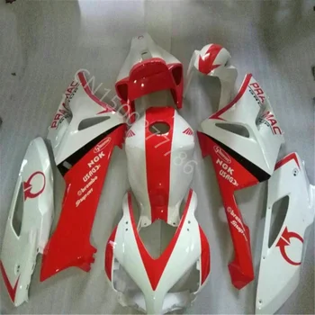 Горячие продажи бело-красный мотоциклетный обтекатель для CBR1000RR 04 05 CBR1000 04-05 CBR 1000RR 2004-2005 1000 RR 2004 2005 комплект обтекателей