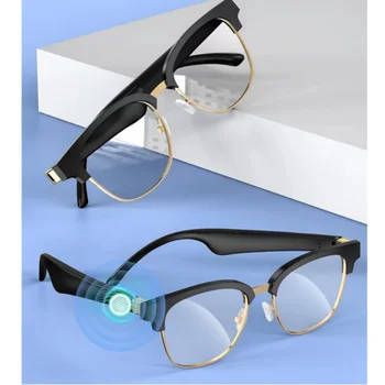 Умные очки, беспроводная гарнитура Bluetooth 5.2, Солнцезащитные очки, спортивная гарнитура на открытом воздухе, Музыкальная громкая связь, Солнцезащитные очки