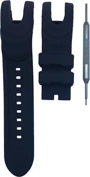 26-миллиметровый черный резиновый ремешок для часов, совместимый с Invicta Reserve Collection Venom 6118 | Бесплатный инструмент для пружинных стержней