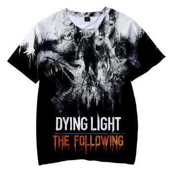 2023 новая Горячая Игра Dying Light Футболка Crewneck Футболка С коротким рукавом Женская Мужская футболка Dying Light 2 Harajuku Уличная 3D Одежда