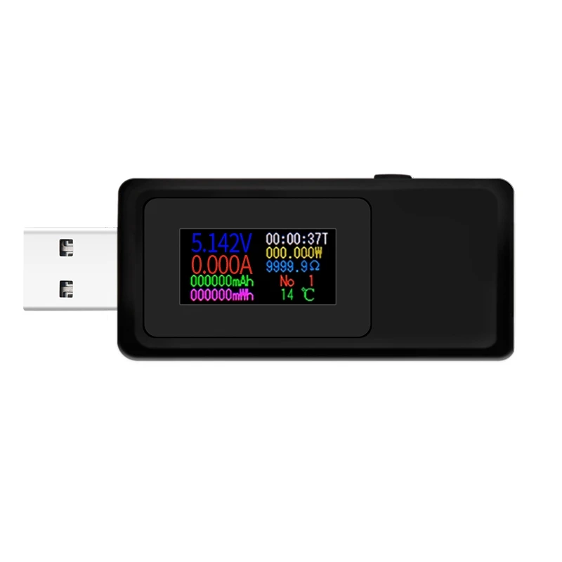 KWS-MX19 USB Тестер Постоянного Тока 4V-30V 0-5A Детектор Текущего Напряжения Амперметр Мощности Цифровой Емкости Зарядное Устройство Монитор - 5