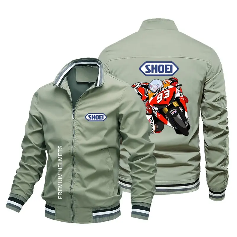 Шлемы премиум-класса, шлемы SHOEI, мужские мотоциклетные куртки, мотоциклетные куртки, мужские уличные куртки, ветрозащитные S-5XL - 3