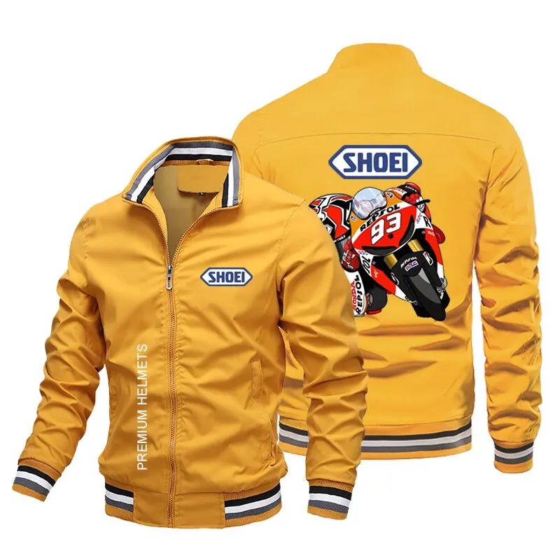 Шлемы премиум-класса, шлемы SHOEI, мужские мотоциклетные куртки, мотоциклетные куртки, мужские уличные куртки, ветрозащитные S-5XL - 4