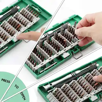 Набор магнитных отверток 60 в 1, набор электронных прецизионных отверток Torx, Многофункциональные инструменты для сборки телефонов, планшетных ПК, ремонта