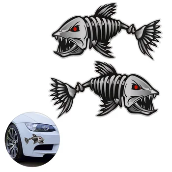 4шт Наклейка с изображением акулы на автомобиль, креативная наклейка для украшения автомобиля, наклейка для стайлинга автомобилей Для гаджетов