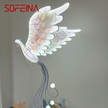SOFEINA Modern Phoenix Свадебный фонарь, реквизит, уличный фонарь, светодиодное освещение сцены, атмосфера фестиваля, фоновое оформление
