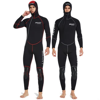 3 мм неопреновый гидрокостюм с капюшоном для мужчин, костюм для серфинга с аквалангом, одежда для подводной рыбалки, подводной охоты, кайтсерфинга, снаряжение для гидрокостюма