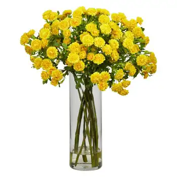 Композиция из искусственных цветов, желтые искусственные растения для домашнего декора, искусственные розы, официальный магазин Angela flowers, Пион искусственный