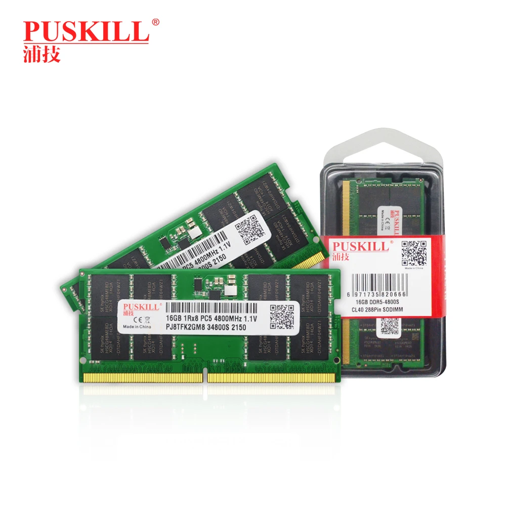 PUSKILL Memoria Оперативная Память DDR5 32 ГБ 16 ГБ 8 ГБ 4800 МГц Sodimm Ноутбук Высокопроизводительная Память для ноутбука - 3