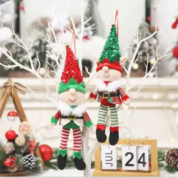 Украшения для Рождественской елки, акриловые подвесные украшения для Рождественской елки, дома, автомобиля, рюкзака, подвески, подарка для детей, Счастливого Рождества