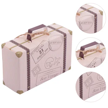 20шт Чемодан Коробки конфет Старинные Подарочные коробки из Крафт-бумаги Подарочные коробки для хранения подарков
