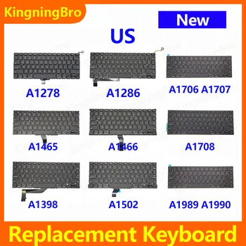 Новая Сменная Клавиатура Для Macbook Air Pro A1278 A1286 A1398 A1502 A1465 A1466 A1706 A1707 A1708 A1989 A1990 Клавиатура США