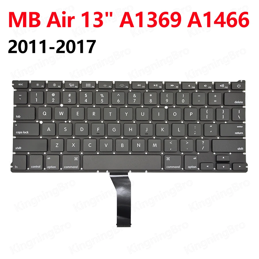 Новая Сменная Клавиатура Для Macbook Air Pro A1278 A1286 A1398 A1502 A1465 A1466 A1706 A1707 A1708 A1989 A1990 Клавиатура США - 2