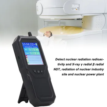 Детектор радиации Чувствительный к радиации профессиональный дозиметр Счетчик Гейгера с визуальной звуковой сигнализацией Тестер радиации