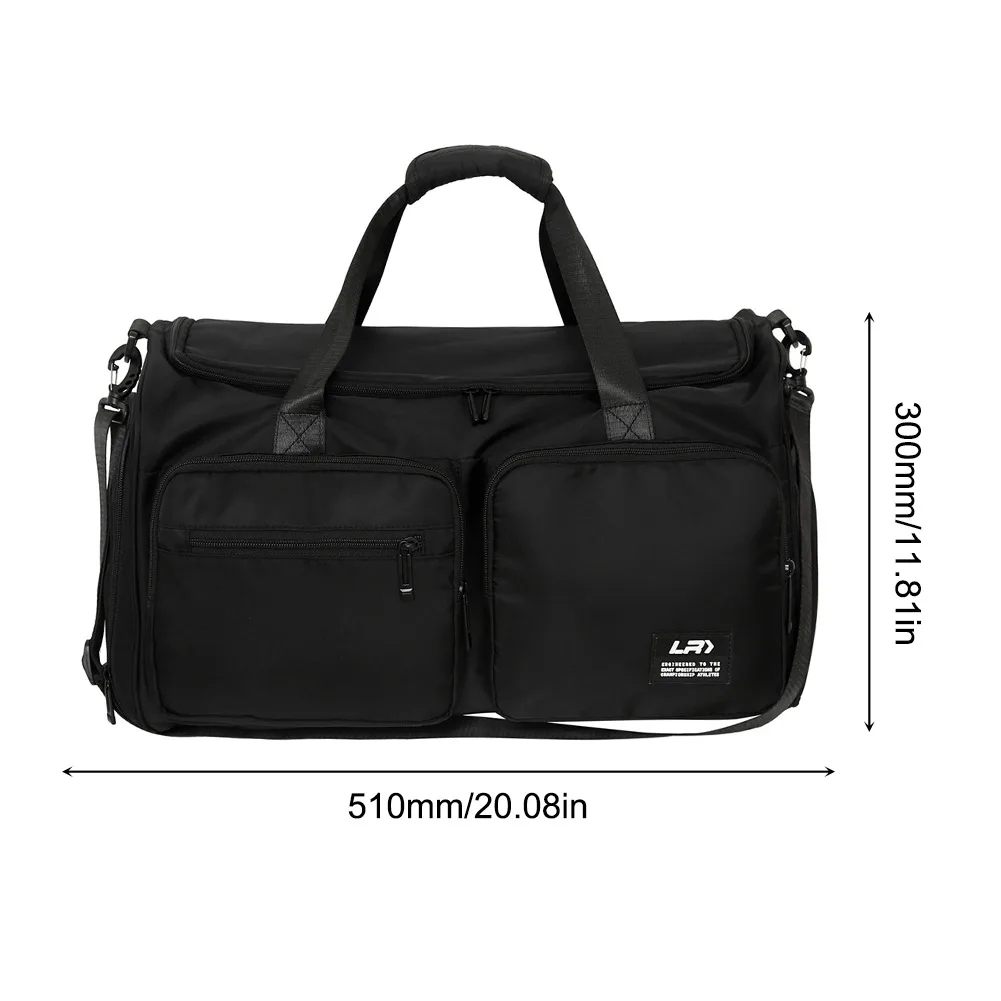 Рюкзак на открытом воздухе с отделением для обуви и влажным карманом, сумка для путешествий на короткие расстояния для плавания по выходным/ тренировок/йоги - 5