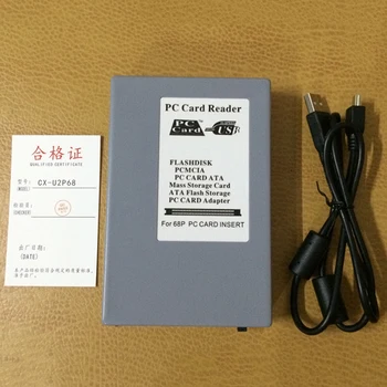 USB 2.0 PCMCIA PC Card reader устройство чтения карт ATA для 68p PC Card Instert PC To USB CF Card Adapter Reader