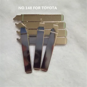 10шт 148 # Оригинальное лезвие для ключей автомобиля, откидывающаяся заготовка дистанционного ключа для Toyota Corolla Remote key 2015 года выпуска (№ 148 #)