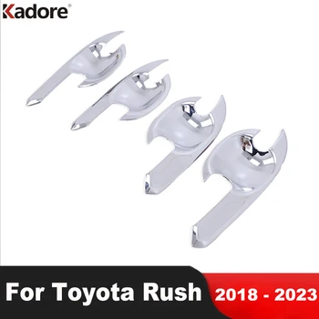 Для Toyota Rush 2018 2019 2020 2021 2022 2023 Карбоновая Ручка Боковой Двери Автомобиля, Крышка Чаши, Отделка, Внешние Аксессуары
