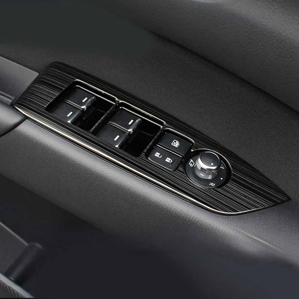 1 Комплект автомобильной консоли переключения передач, Накладка на панель, Крышка подстаканника, крышка дверного переключателя, крышка стеклоподъемника для Mazda CX-5 CX5 2017-2020 LHD - 5