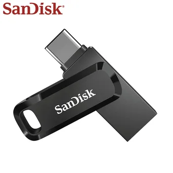 SanDisk Ultra Dual Drive Go USB 3.1 Type C 128 ГБ 64 ГБ 32 ГБ Флэш-диск Memory Stick USB Type A 256G Флешка Для Телефона / Планшетов /ПК