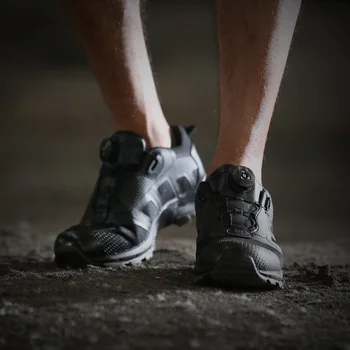 Мужская сверхлегкая спортивная обувь для скалолазания на открытом воздухе, армейские фанаты, Полевая охота, Кемпинг, пешие прогулки, Дышащие Тактические тренировочные боевые ботинки