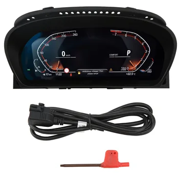 12,3-Дюймовый Автомобильный Цифровой Кластерный Прибор ЖК-Приборная Панель Спидометры Дисплей Приборной Панели Кластерный Монитор для X5 E70 2006-2013