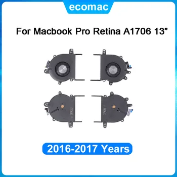 Оригинальный кулер для ноутбука, охлаждающий процессор, левый и Правый вентиляторы для Macbook Pro Retina A1706 13 