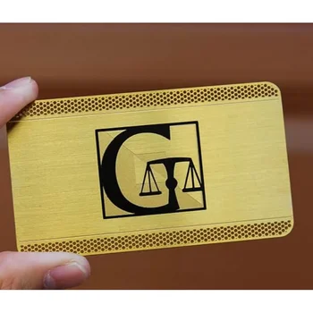 Персонализированная металлическая визитная карточка и металлические бизнес-автомобили / именная карточка