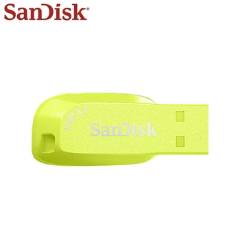 SanDisk USB 3,2 Gen1 CZ410 USB накопитель 64 ГБ 128 ГБ 32 ГБ Желтый Флешка Bule USB Флэш-Накопитель Для ПК 100% Оригинальный Модный