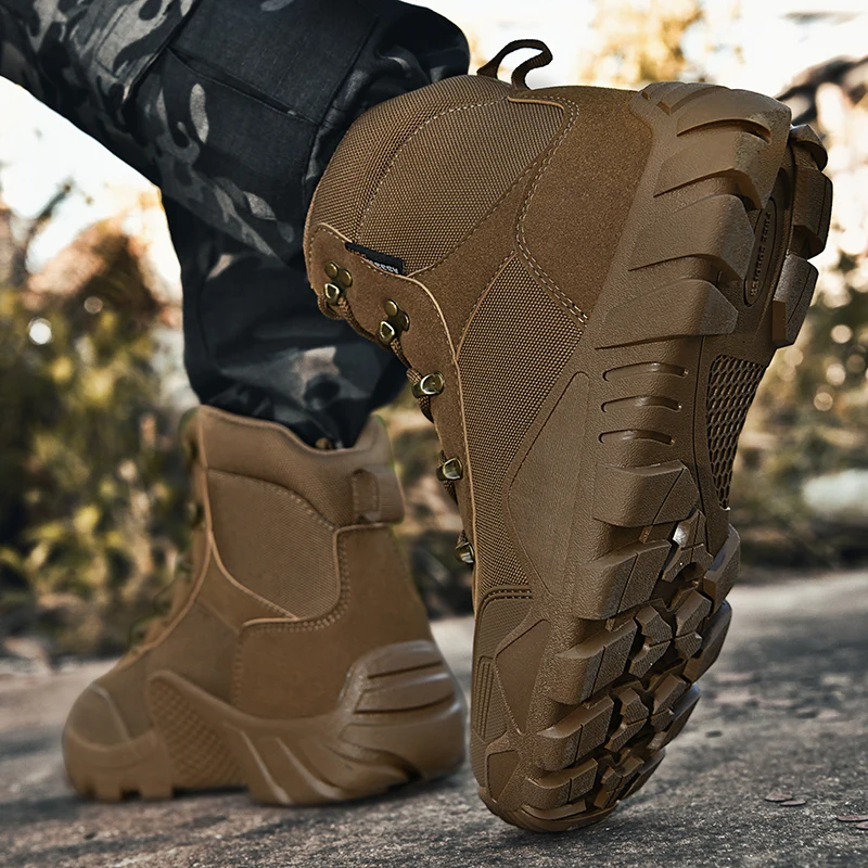 Men's Sneakers Hiking Boots Military Man Tactical Boots Men's Sneakers кроссовки мужские botas tacticas hombre militar 등산화 39-47 - 4