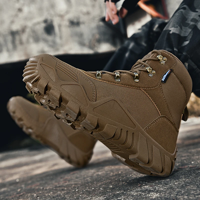 Men's Sneakers Hiking Boots Military Man Tactical Boots Men's Sneakers кроссовки мужские botas tacticas hombre militar 등산화 39-47 - 5