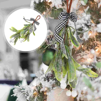 Миниатюрные декоративные Гобелены, искусственные рождественские ветки Омелы, украшения для вечеринок