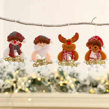 Маленькая подвесная праздничная табличка с буквами в виде снежинки, Очаровательная тонкая работа, не выцветающая Рождественская елка, подвесная подвеска