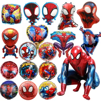 Новый воздушный шар с Человеком-пауком Marvel для детского дня рождения, украшения для домашнего декора, милые игрушки для детей из фольги, воздушные шары