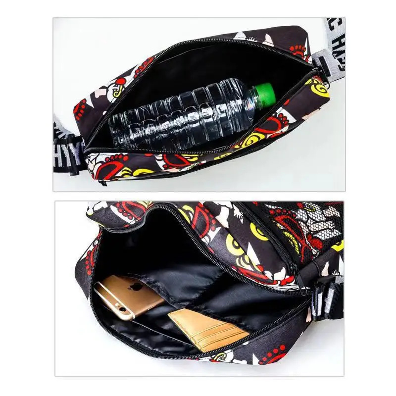 Японская модная истеричная сумка-мессенджер, рюкзак для милых девочек - 2