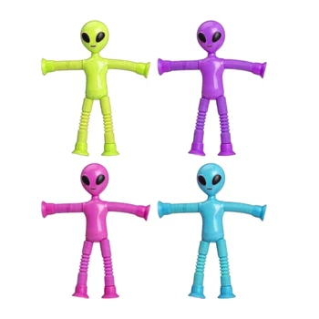 Детские игрушечные трубки-присоски, телескопическая игрушка Alien Fidgets для снятия стресса