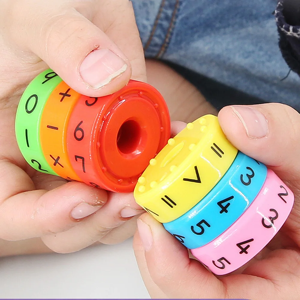 Забавное магнитное арифметическое колесо для дошкольного обучения, игрушка-манипулятор, Рождественский подарок - 1