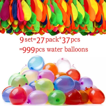 999 Шт водяных бомб для быстрого впрыскивания Воздушных шаров Водяная бомба Игрушки для летних пляжных вечеринок, игра с воздушным шаром для бассейна, Детская игра для плавания
