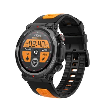 Мужские умные часы, водонепроницаемый спортивный трекер частоты сердечных сокращений, кислорода в крови, 1,39-дюймовый полноэкранный Bluetooth-вызов SmartWatch
