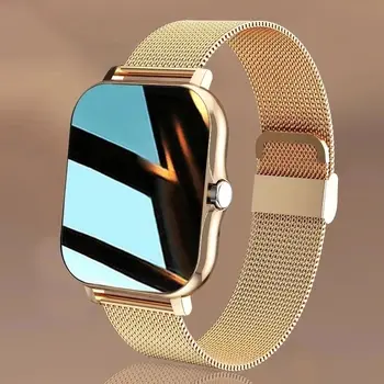 2023 Смарт-Часы Для Мужчин И Женщин Подарок С Полным Сенсорным Экраном Спортивные Фитнес-Часы Bluetooth Звонки Цифровые Умные Часы Наручные Часы + Коробка