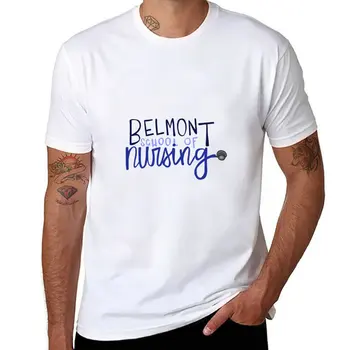 Новая футболка Belmont School of Nursing, милая одежда, футболка на заказ, быстросохнущая футболка, мужские тренировочные рубашки