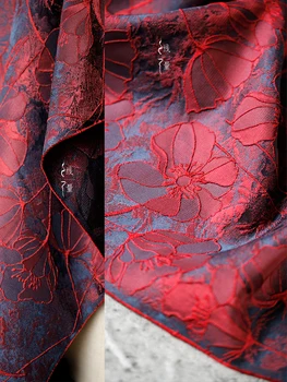 Трехмерная текстура жаккардовой ткани, блестящий силуэт, сумка ручной работы, брюки, одежда, дизайнерские ткани