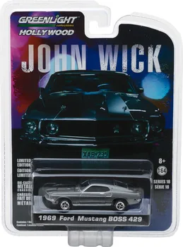 1: 64 Коллекция моделей автомобилей JOHN WICK Ford Mustang BOSS 429 1969 года выпуска