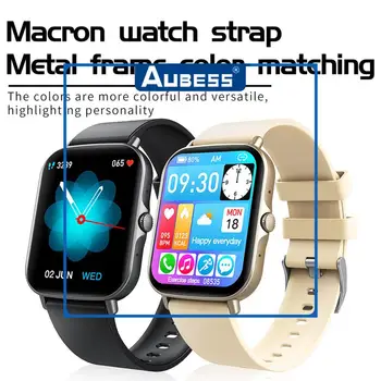 Смарт-часы с 1,69-дюймовым датчиком сердечного ритма для Android Ios, умные часы для мужчин и женщин, водонепроницаемый смарт-браслет, умный браслет